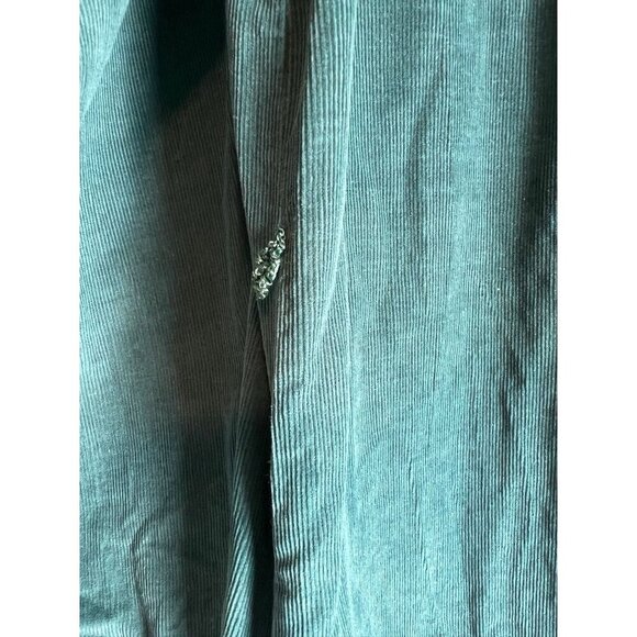 J.CREW OUTFITTERS Oarsman Dress Women Green Corduroy Maxi Vintage 8 - Picture 9 of 10